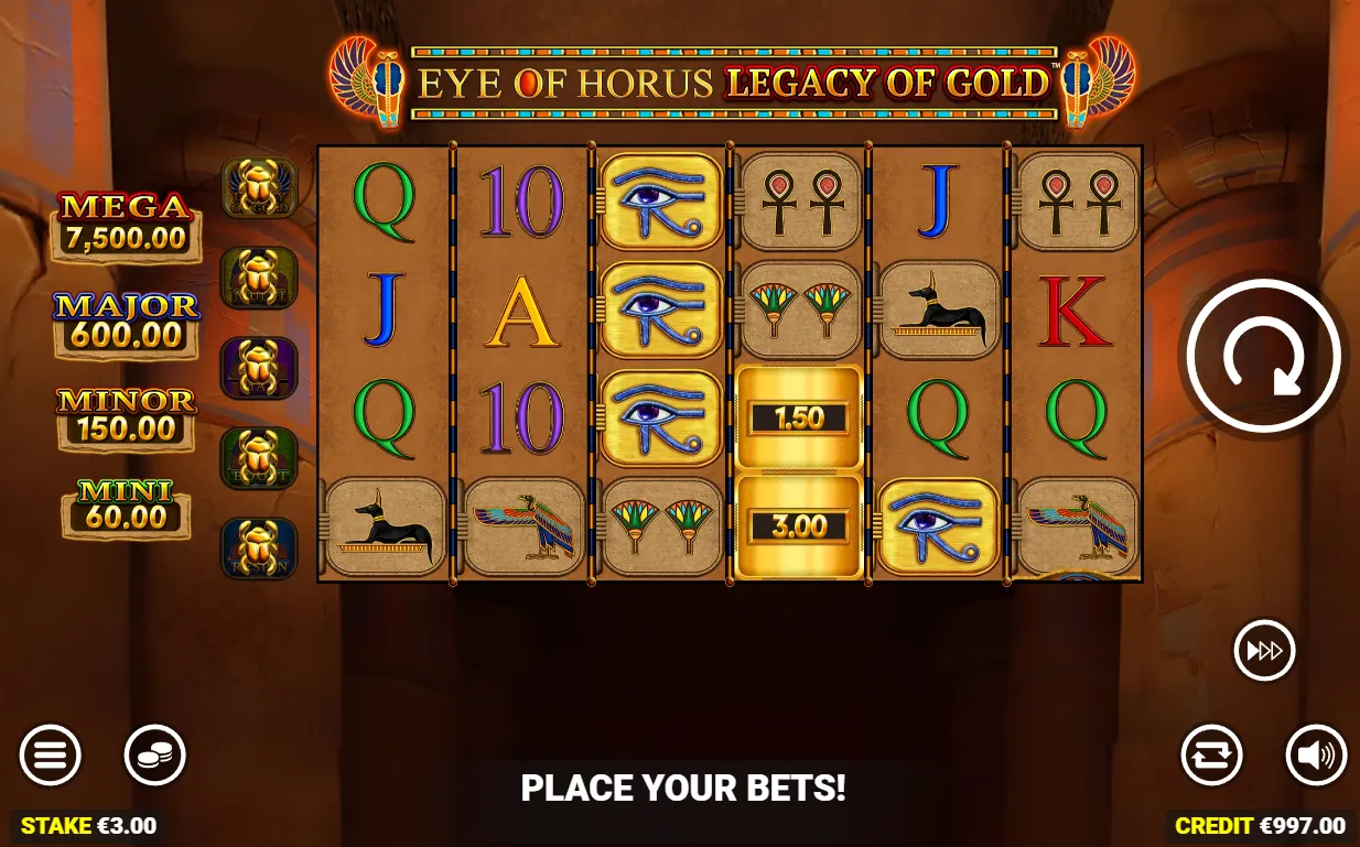 Eye of Horus Legacy of Gold